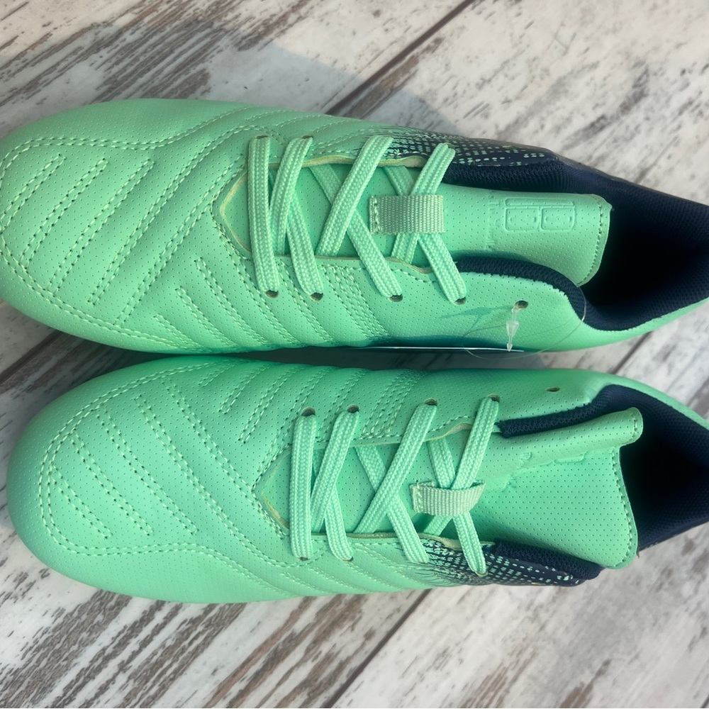 Brooman Kids Soccer Cleats Green & Navy Size 5 - Picture 10 of 16